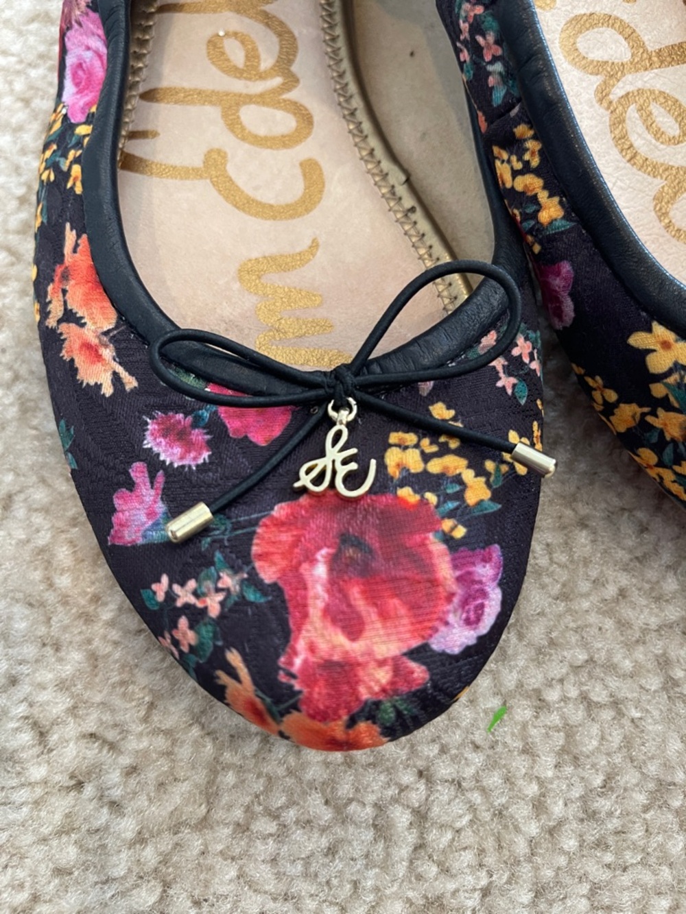 Sam Edelman Floral Ballet Flats size 8 - Picture 2 of 6